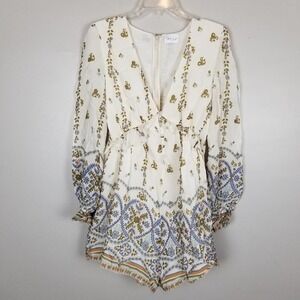 SAYLOR anthropologie floral romper, size M